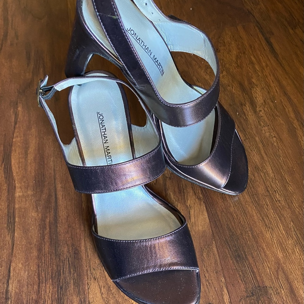 Jonathan Martin Strappy Sandals heels shoes size 6